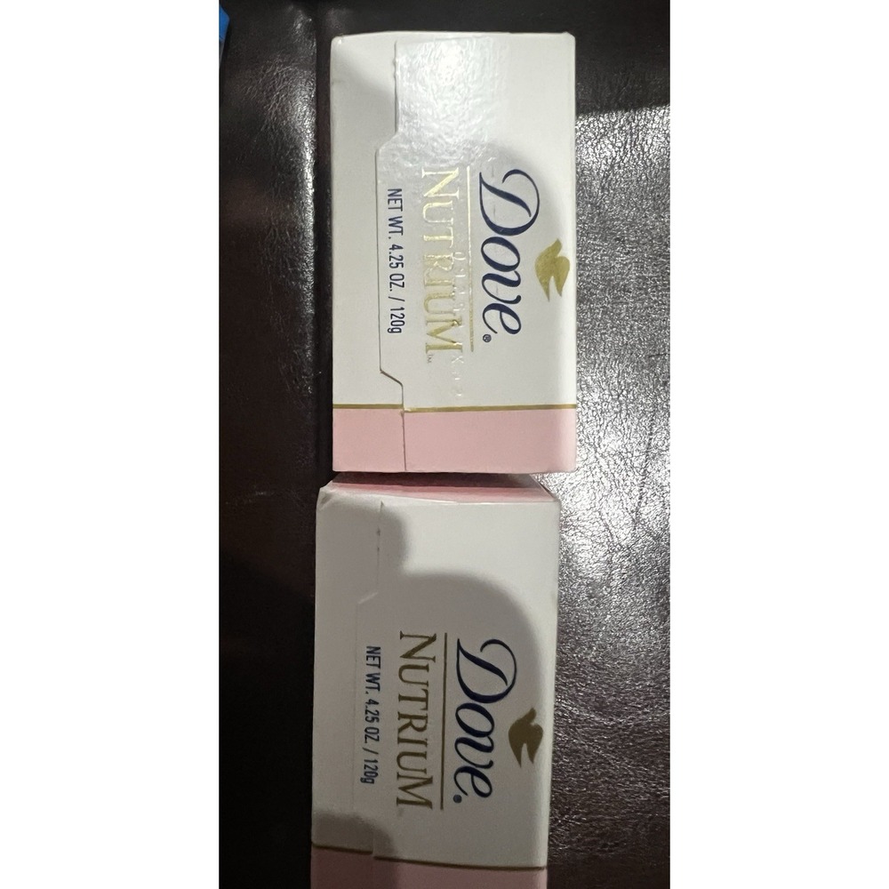 Dove Nutrium Bar Soap Nourishing Dual Formula Nourishing set of 2 (2001) Vintage - Picture 2 of 2